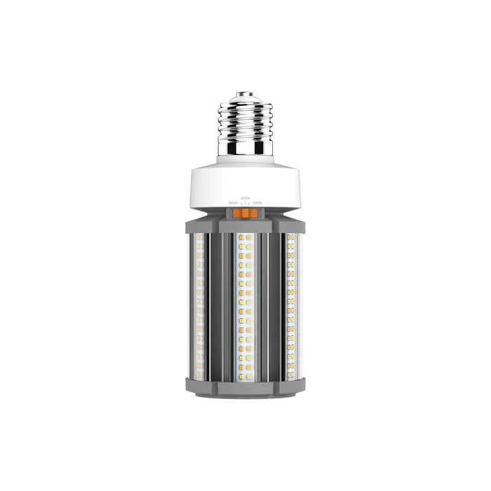 45 Watt LED Color Selectable 277-480V HID Corn Cob E26 Base 3000/4000/5000K
