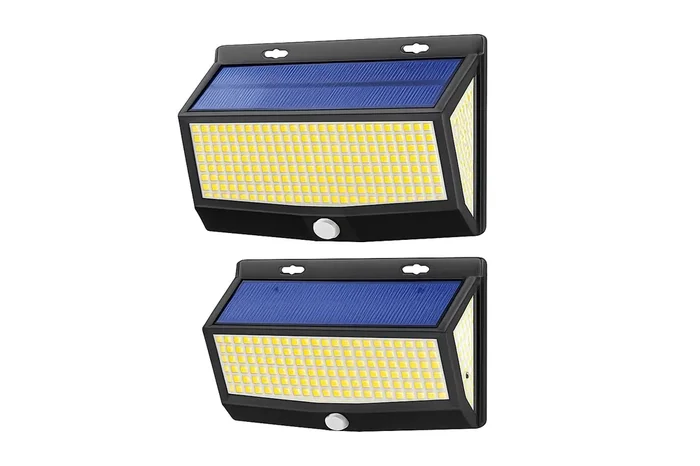468 LED Solar Security Lights Outdoor – Super Bright Motion Sensor Light (2 Pack)