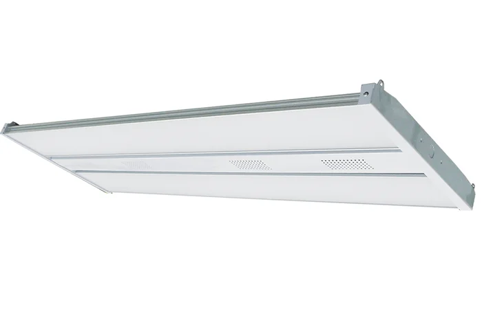 4ft High Voltage Linear High Bay, 46,500 Lumens, 300W, 480V, 4000K CCT, White Finish