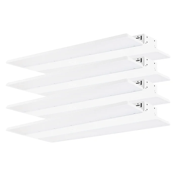 4PK 2FT LED Linear High Bay, 42,000 Lumen Max, Wattage and CCT Tunable, 120-277V or 347-480V