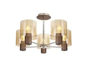 5 Light Fae Semi Flush Ceiling Fitting