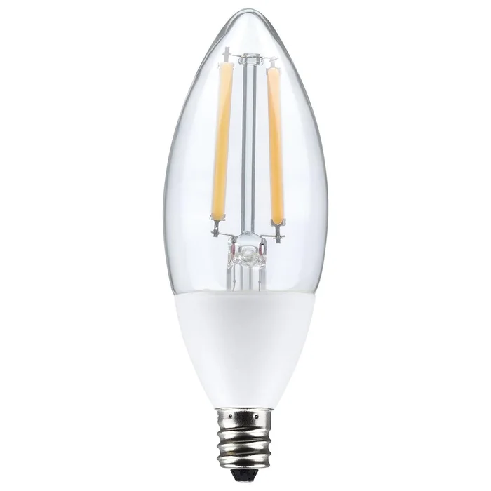 5 Watt 120V LED Dusk to Dawn Candelabra Light Bulb