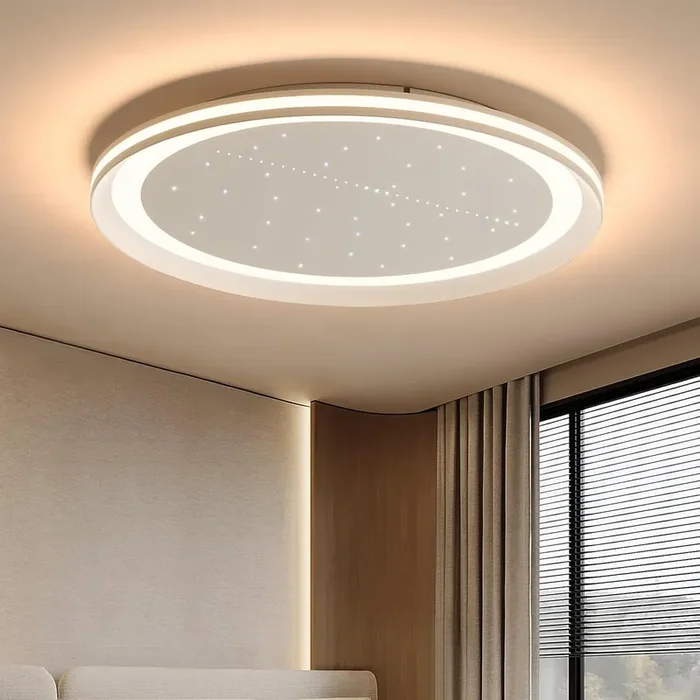 50cm Dimmable LED Ceiling Light, 110W Round Flush Mount, 3000K-6000K, Night Star Design for Bedroom, Living Room, Kitchen, Office