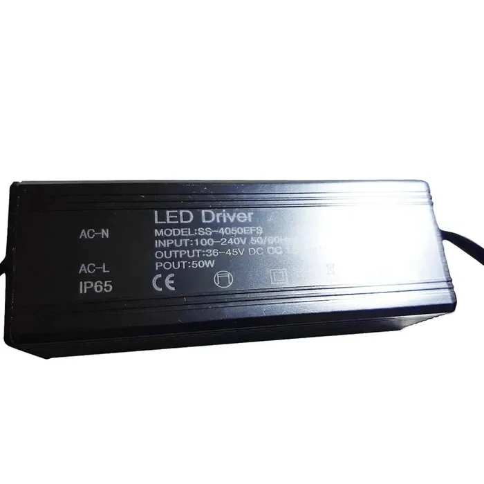 50W LED Driver Transformer 36-45V DC, 1000mA Constant Current Power Supply