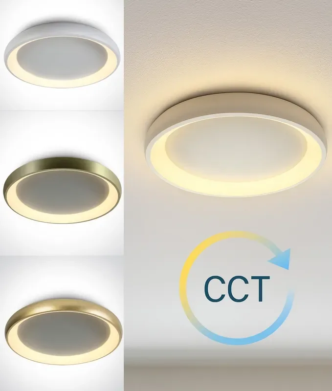 50w LED Drum Flush Ceiling Light – Ambient Wall or Ceiling Lighting