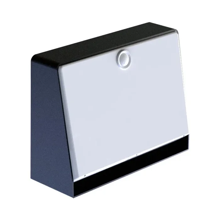 5W Solar LED Cut-off Wall Pack Light – 3000K, 500 Lumens