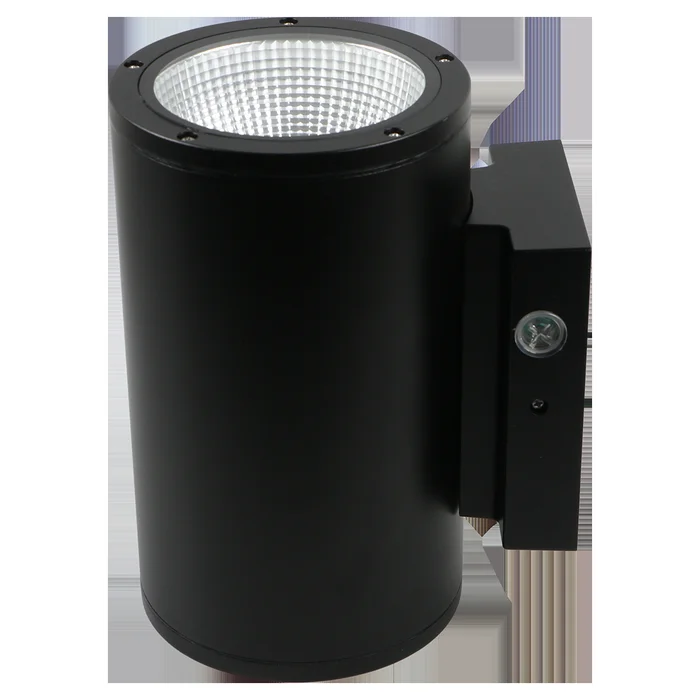 6″ Cylinder Wall Sconce Westport Switchable 18/36W 80CRI 30/40/50K 120-277V Photocell, Black or Bronze