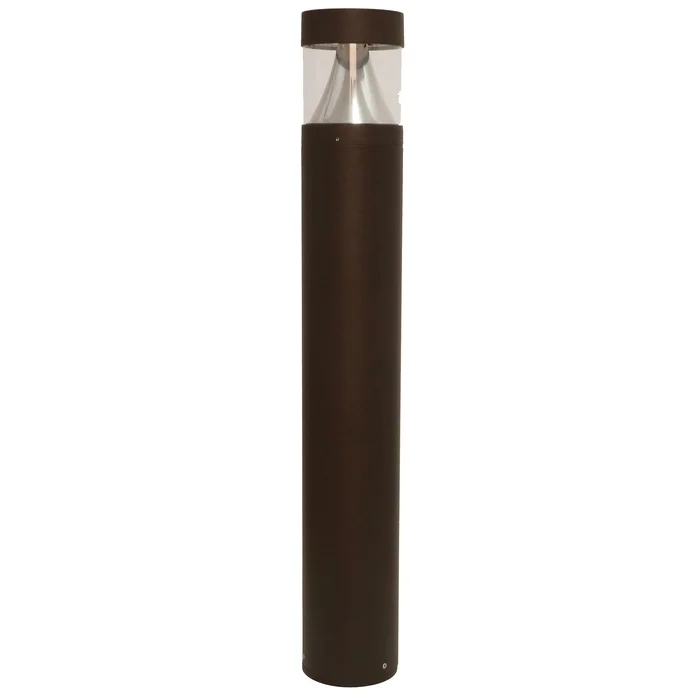 6″ LED Round Bollards, 3000 Lumens, CCT Selectable, 120-277V, Bronze