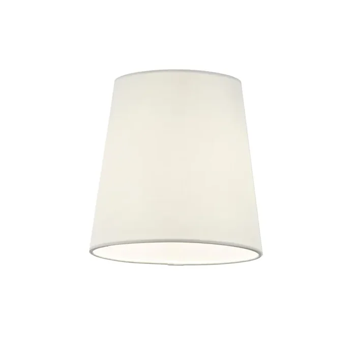 6 inch Pure Silk Candle Clip Shade – White (0711GRA74293)