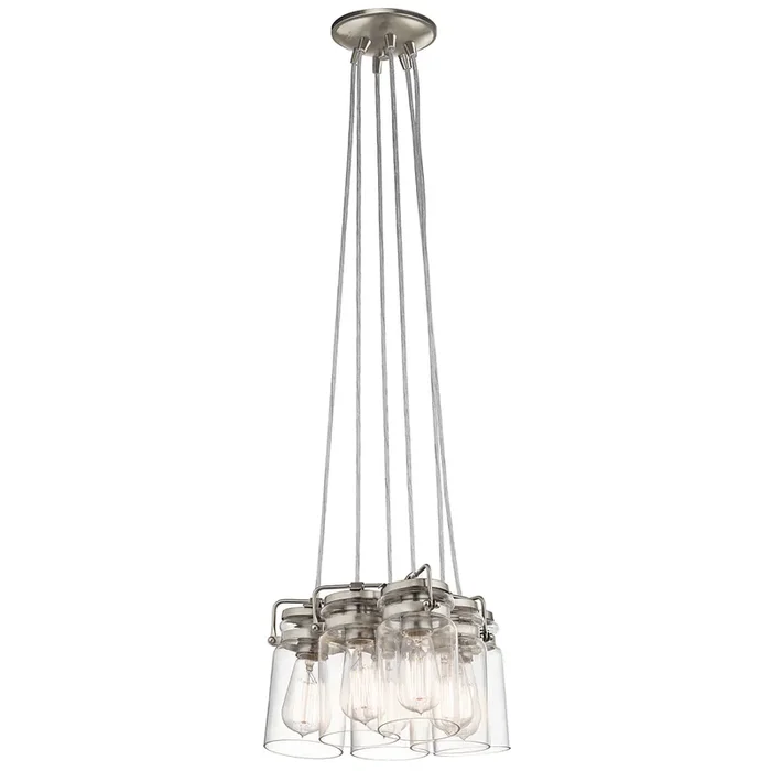 6 Light Pendant – Brushed Nickel (0178BRI6NI)