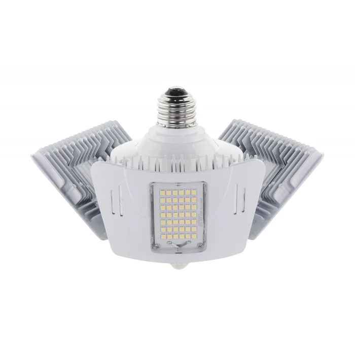 60 Watt 5880 Lumens LED Multi-Beam with Motion Sensor 100-277V Utility Light 4000K