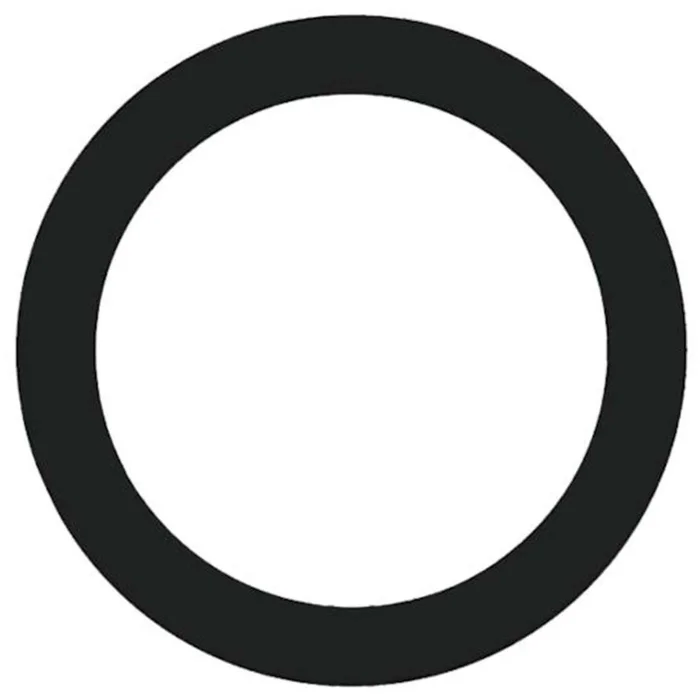 6in. Interchangeable Trim for Recessed Wafer Downlights – Matte Black – Keystone