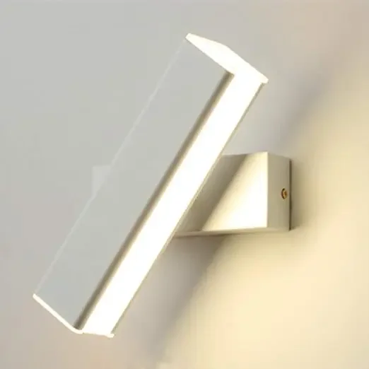 6W White Modern Rotatable Indoor Wall Lights