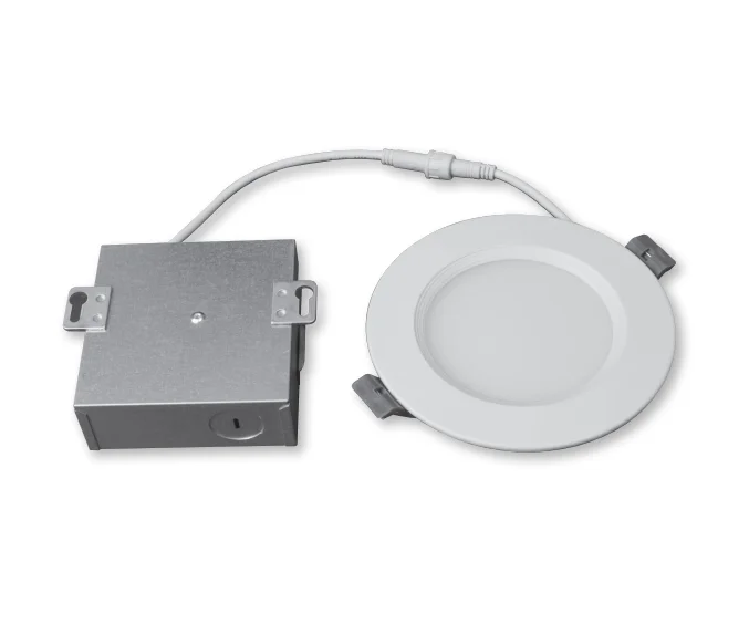 8 Inch 15 Watt LED 120V Regressed Slim Downlight 2700/3000/4000K