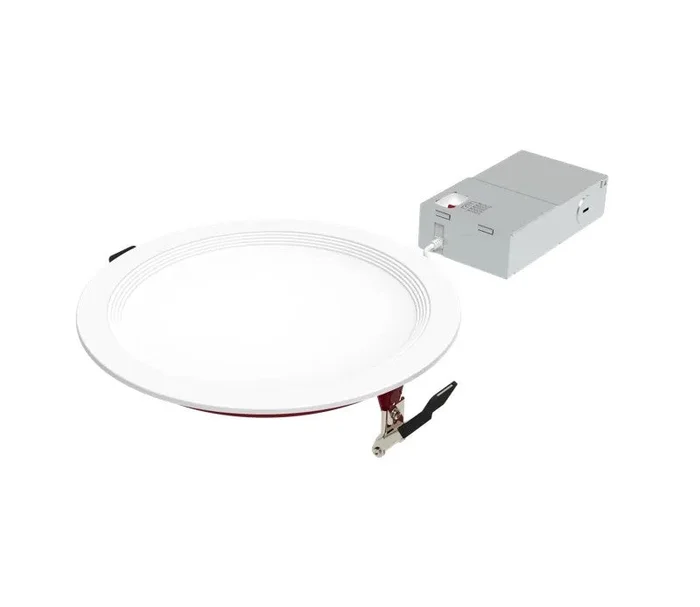 8 Inch 19 Watt Baffle Trim LED Fire Rated Slim Downlight 2700/3000/3500/4000/5000K