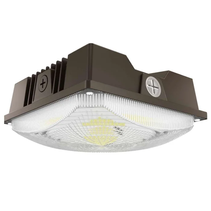 8in. LED Bronze Canopy Light – 40W – 5600 Lumens – 5000K – Keystone