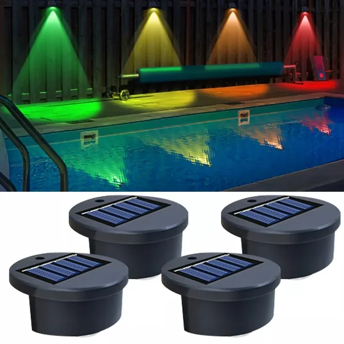 8PCS Solar Powered Wall Lights – Outdoor LED Set
