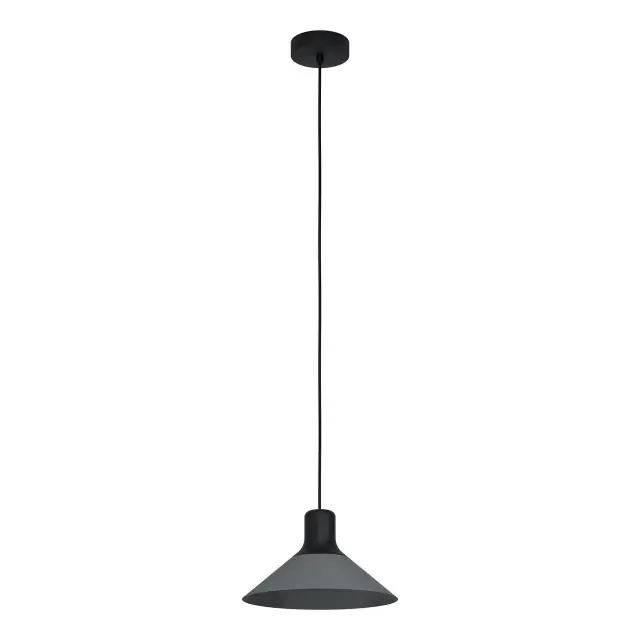 Abreosa Black with Grey Pendant Light