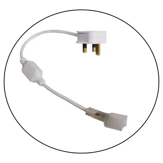 AC Power Connector for 14 x 25mm LED Neon Flex Accessories