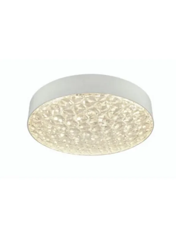 Acrylic 38.5cm IP44 LED Flush Ceiling Light
