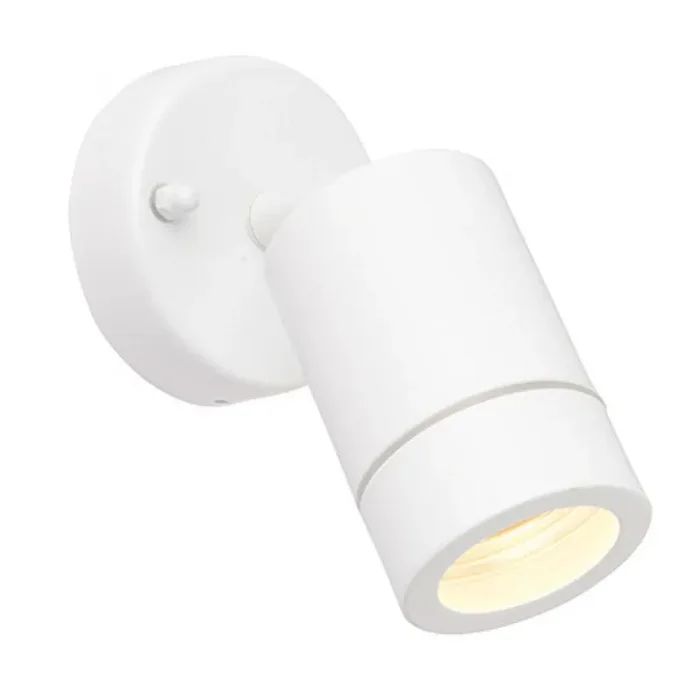 Adjustable 1 light wall light – IP44 – Gloss White (1419PAL75443)