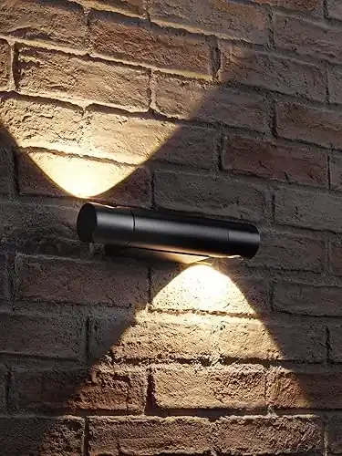 Adjustable Directional Outdoor LED Wall Light – 12W, IP54, 3000K – UK