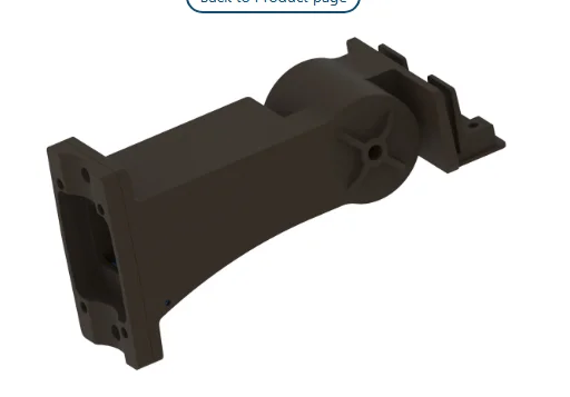 Adjustable Square & Round Pole Mount Ver2 – Dark Bronze – Universal Tilt Bracket for ALH LED Area Lights