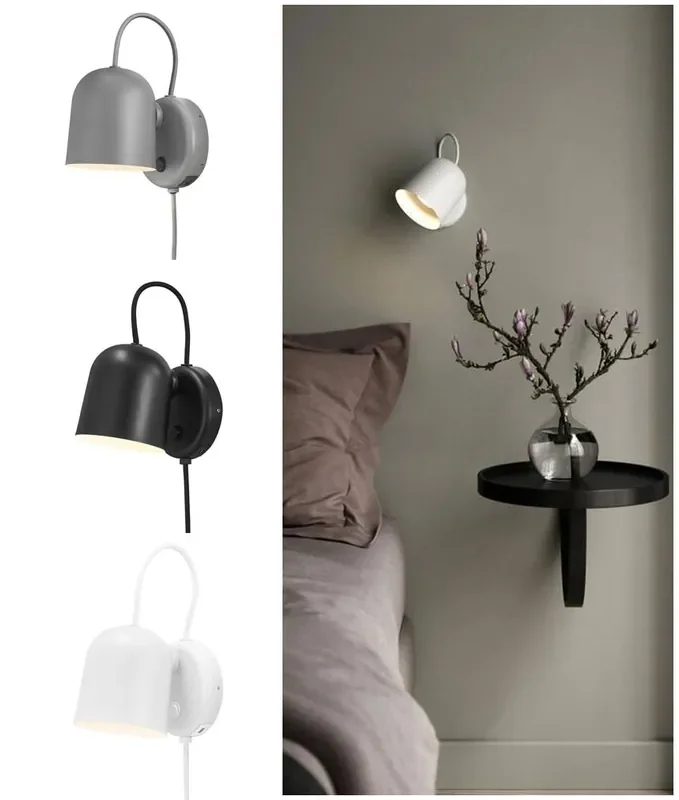 Adjustable Wall Light with USB Socket