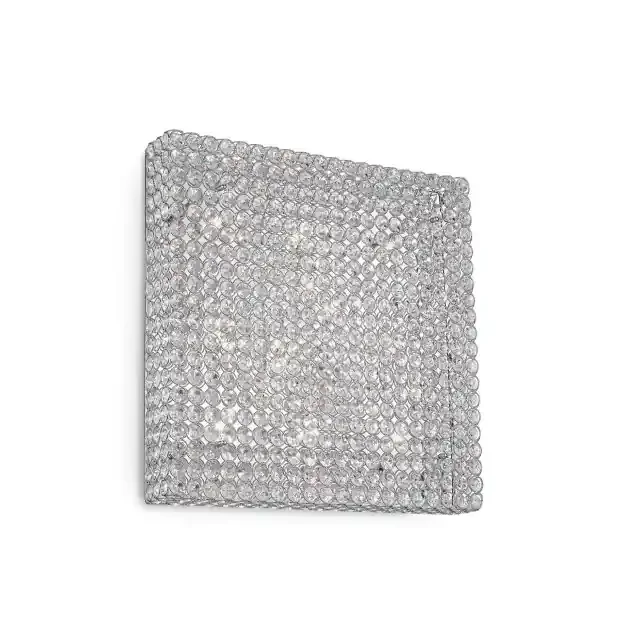 Admiral PL10 10 Light Chrome with Crystal Diffuser Wall or Ceiling Light