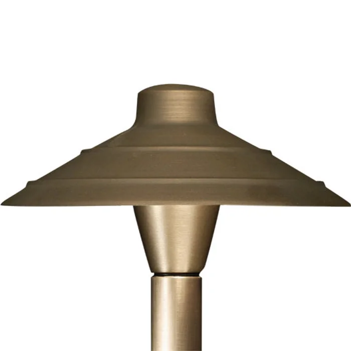 Advantage Light Source ADV-AP-01B Luna Classico Path Light Shade, Natural Bronze