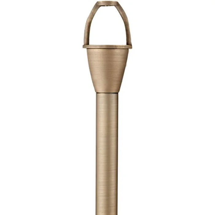 Advantage Light Source ADV-LED-AP-00B-2W-SHORT 15″ Integrated LED Path Light Stem, 2W, 3000K, Cast Brass, Natural Bronze