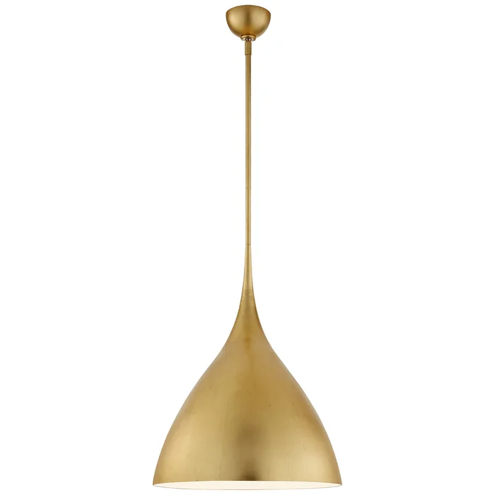 Agnes One Light Pendant, Gild