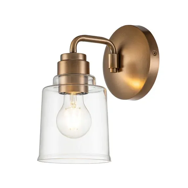 Aivian Weathered Brass Wall Light