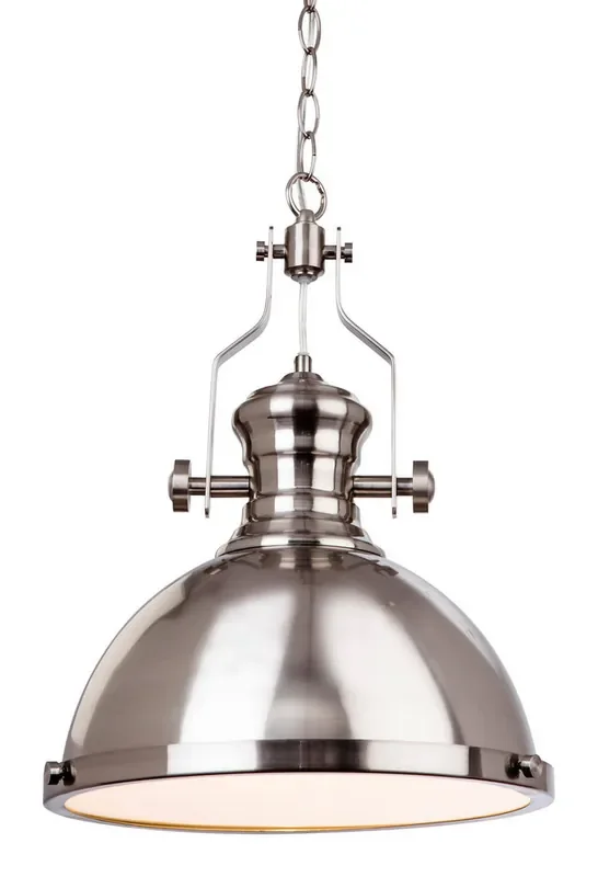 Albion Brushed Steel Pendant Light