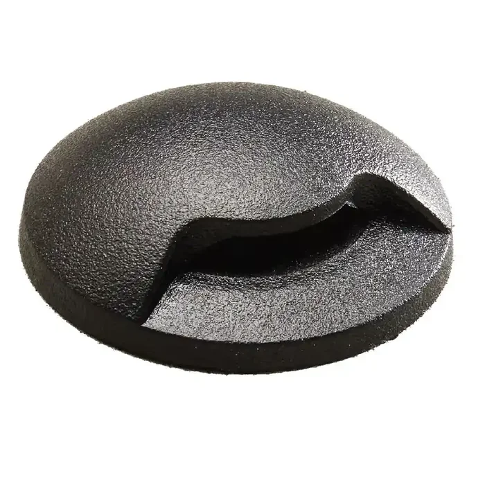 Aldo 1L LED Black Outdoor Recessed Ground & Wall Single Slot Light 5cm Coastal IP67