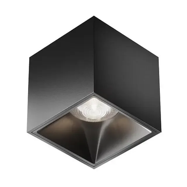 Alfa LED Black Square 12W 4000K Surface Downlight