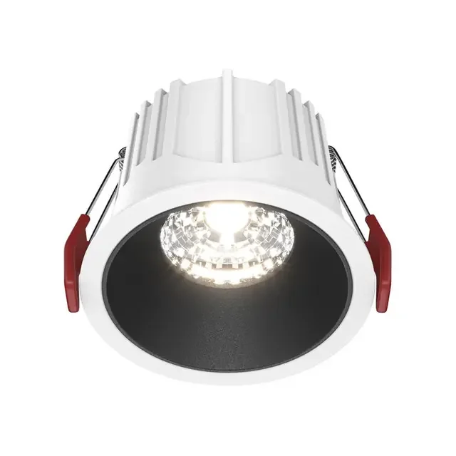 Alfa LED Black with White 15W 4000K Round Recessed Light