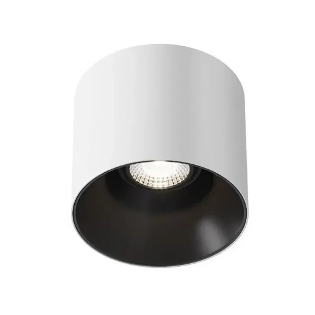 Alfa LED White with Black 15W 4000K Surface Downlight