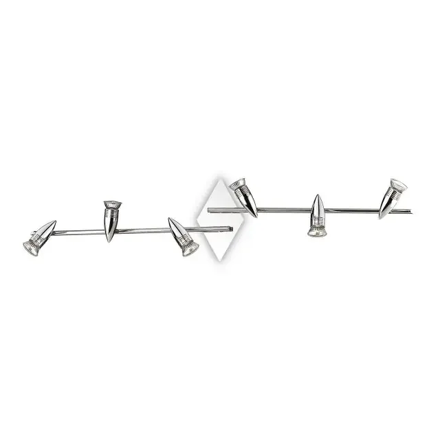 Alfa PL6 6 Light Chrome Adjustable Spotlight