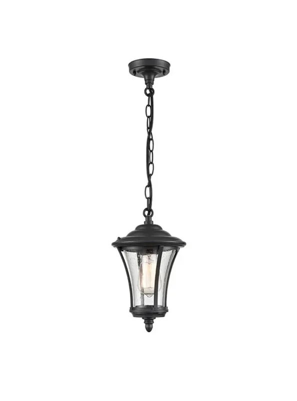 Alfresco Charcoal Lantern IP44 Pendant Light