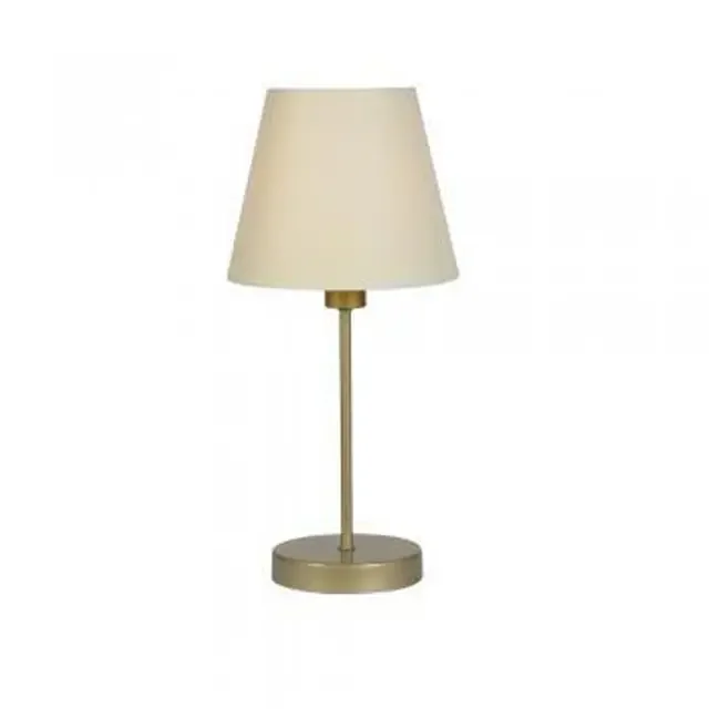 Alina Antique Brass with Cream Shade 19cm Table Lamp
