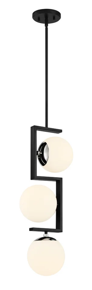 Alluria ll Three Light Pendant in Coal (42|P5421-572)