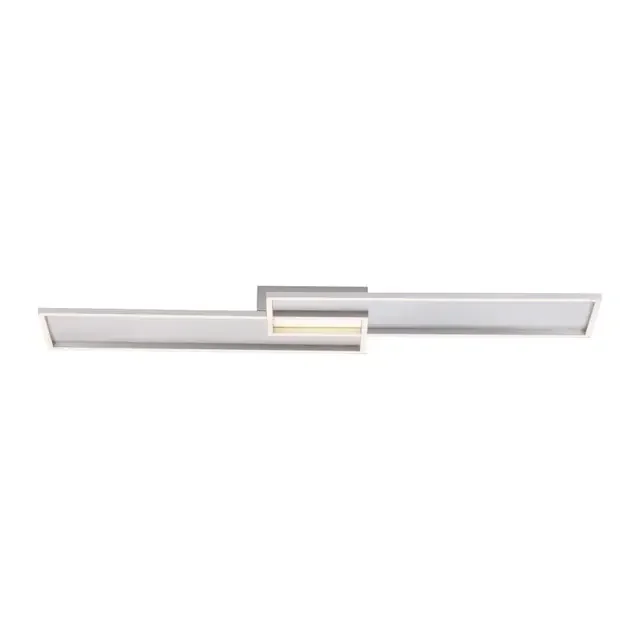 AMARA Steel Double Rectangular Dimmable Ceiling Light