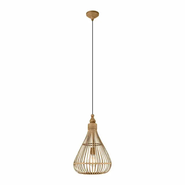 Amsfield Medium Teardrop Bamboo Shade Pendant Light