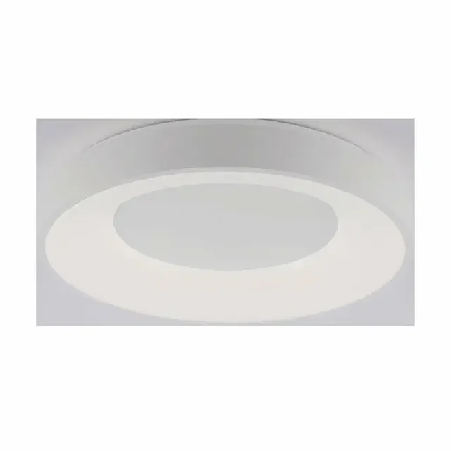 ANIKA White Halo Remote Control Dimmable LED 70cm Wall or Ceiling Light