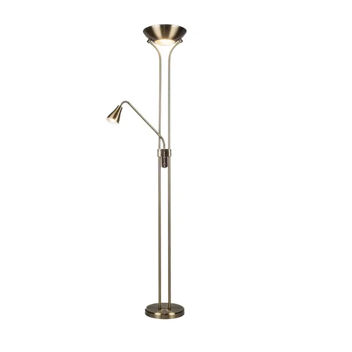 Antique Brass Modern Mother and Child Floor Lamp 1815mm