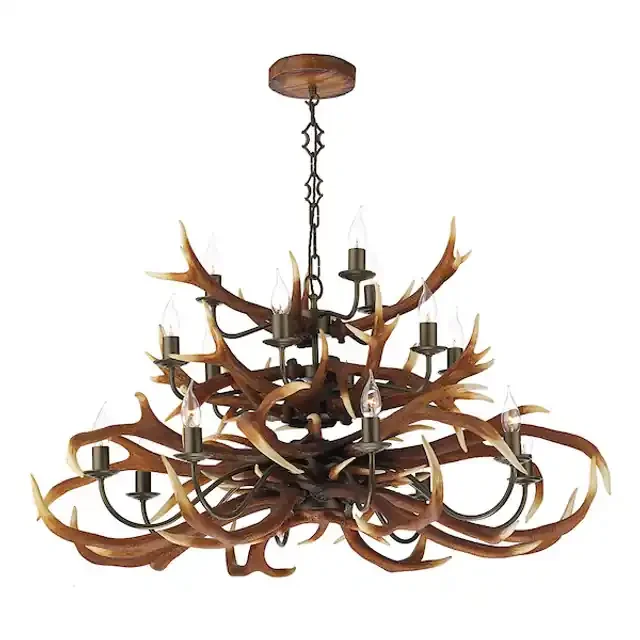 Antler 17 Light Tiered Pendant Light