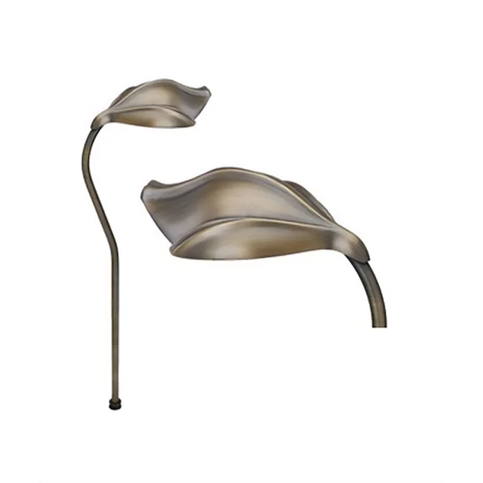 Architectural Brass Low-Voltage LED Landscape Path Light