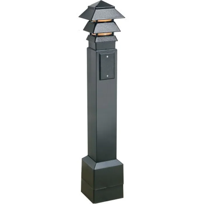 Arlington GPBK35B Gard-N-Post 35″ Bollard Kit, Black