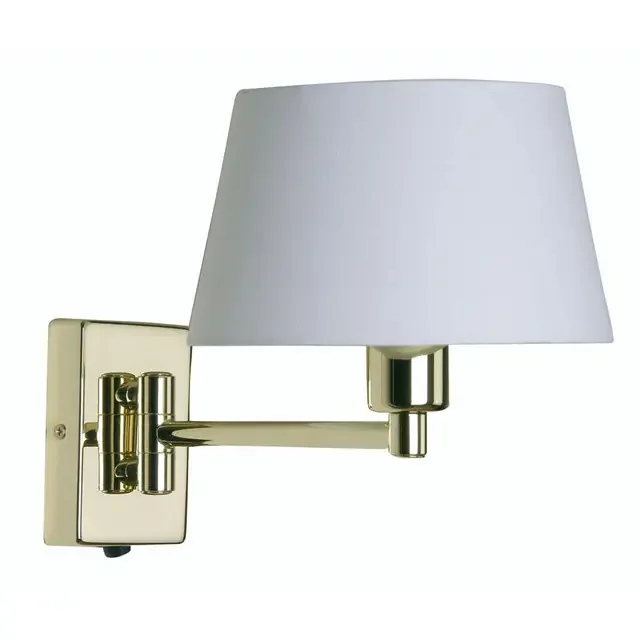 Armada Polished Brass with Swing Arm Wall Light